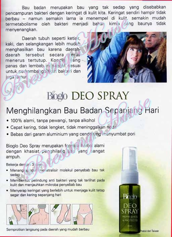 Bioglo Deo Spray Blessing House Online Shop